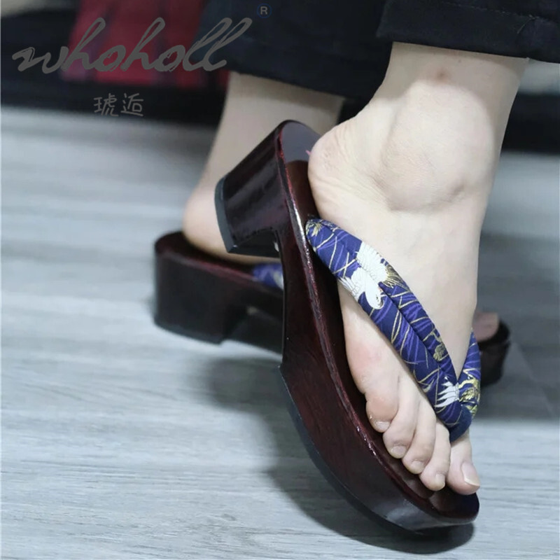 Geta Wooden Sandal - اليابانية الخشبية يحصل على الصيف النساء