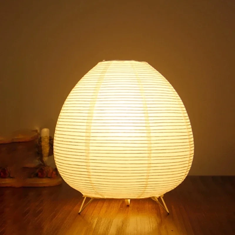 Japanese Lantern Paper - مصباح طاولة ليد ياباني من ورق