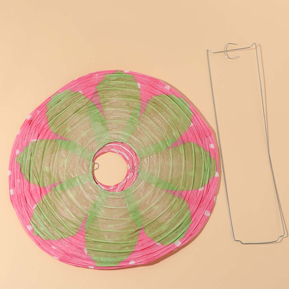 ثلاثية الأبعاد الوردي الفراولة - مراجعة Japanese Lantern Paper وسعره