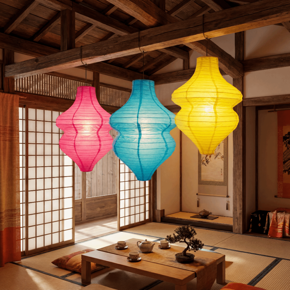 فانوس زهور فني بتصميم عتيق، فا - مراجعة Japanese Lantern Paper وسعره