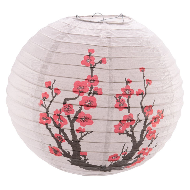 فوانيس ورقية صينية بأزهار الكر - مراجعة Japanese Lantern Paper وسعره