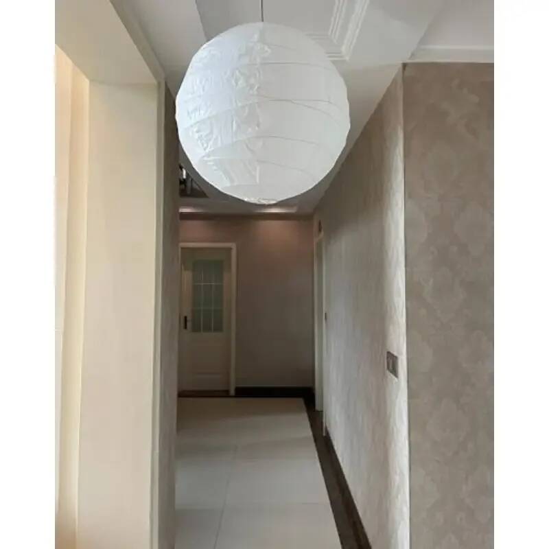 فانوس أبيض كروي كبير بقطر 30 س - مراجعة Japanese Lantern Paper وسعره