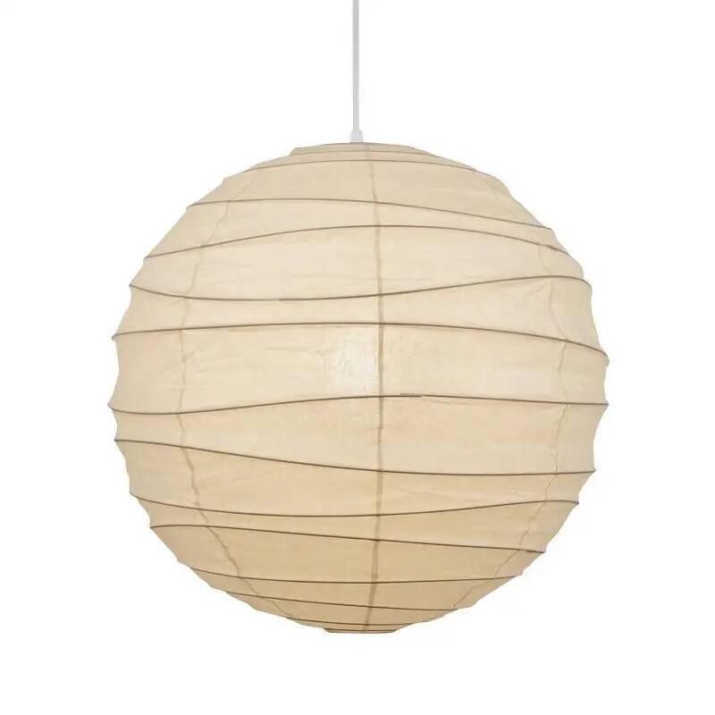 فانوس أبيض كروي كبير بقطر 30 س - مراجعة Japanese Lantern Paper وسعره