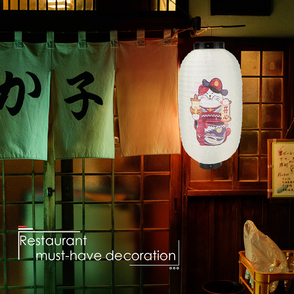 محظوظ القط-النمط الياباني فانو - مراجعة Japanese Lantern Paper وسعره